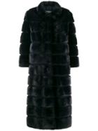 Simonetta Ravizza Longline Coat - Blue