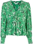 Veronica Beard Floral Print Blouse - Green