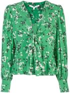 Veronica Beard Floral Print Blouse - Green