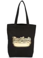 Marc Jacobs Logo Hot Dog Print Tote - Black
