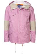 Junya Watanabe Man Gingham Print Jacket - Pink