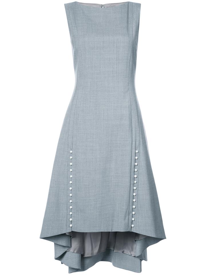 Adeam Curved Hem Dress - Grey