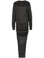Rick Owens Double-layer Maxi Dress - Black