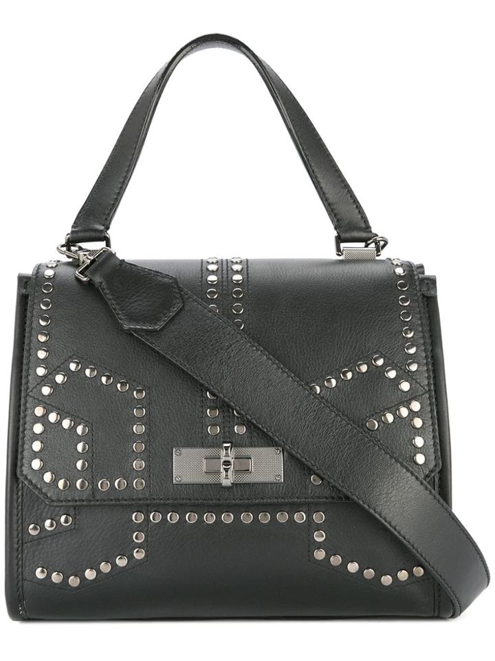 Bally Studded Tote Bag - Black