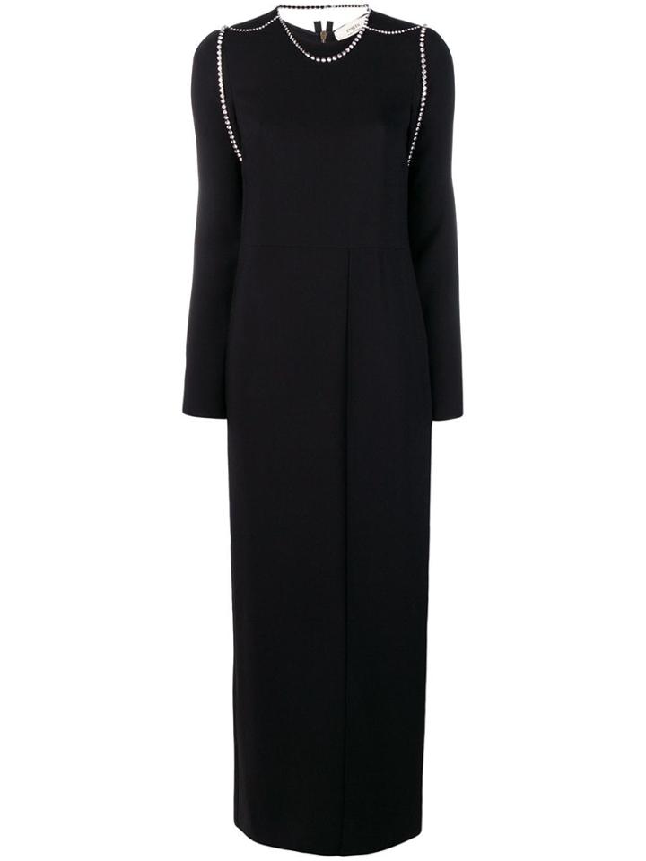 Ports 1961 Crystal Trim Dress - Black