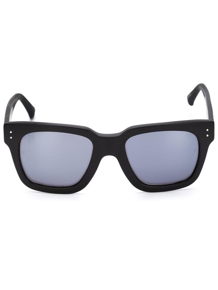 Linda Farrow Square-shaped Tinted Sunglasses, Women's, Black, Acetate