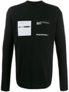 Julius Long-sleeve Graphic Print T-shirt - Black