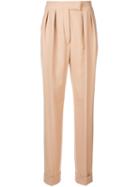 Agnona High Waist Trousers - Neutrals