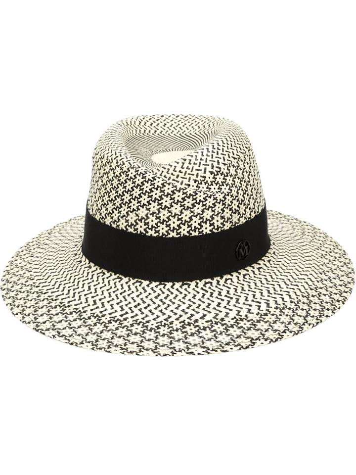 Maison Michel 'virginie' Hat, Women's, Size: Medium, Nude/neutrals, Straw