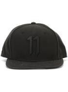 11 By Boris Bidjan Saberi Embroidered Logo Baseball Cap, Men's, Black, Polyester