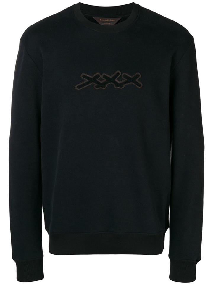 Ermenegildo Zegna Couture Crew Neck Sweatshirt - Blue