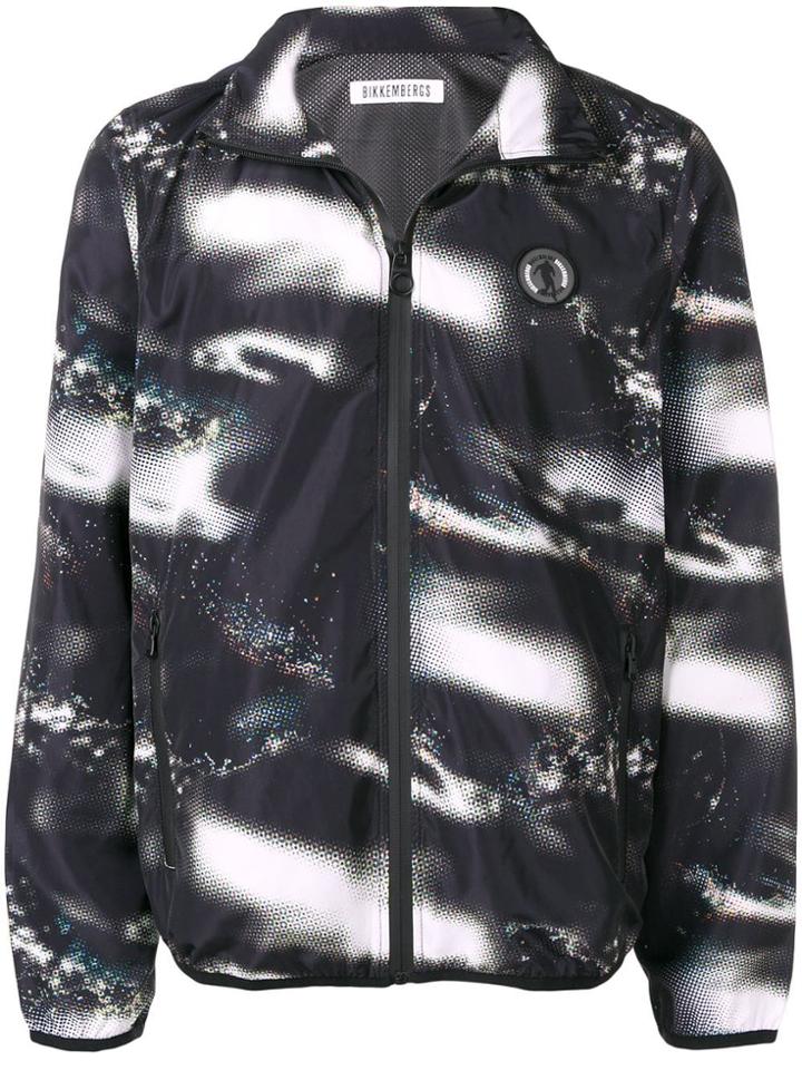 Dirk Bikkembergs Printed Lightweight Jacket - Black