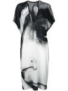 Barbara Bologna Face Print T-shirt Dress - Black