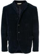 Comme Des Garçons Pre-owned Corded Straight Blazer - Blue