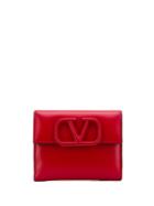 Valentino Vsling Small Wallet - Red
