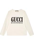 Gucci Gucci Cities Print Sweatshirt - White