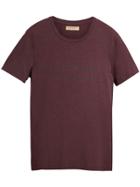 Burberry Logo Print T-shirt - Red