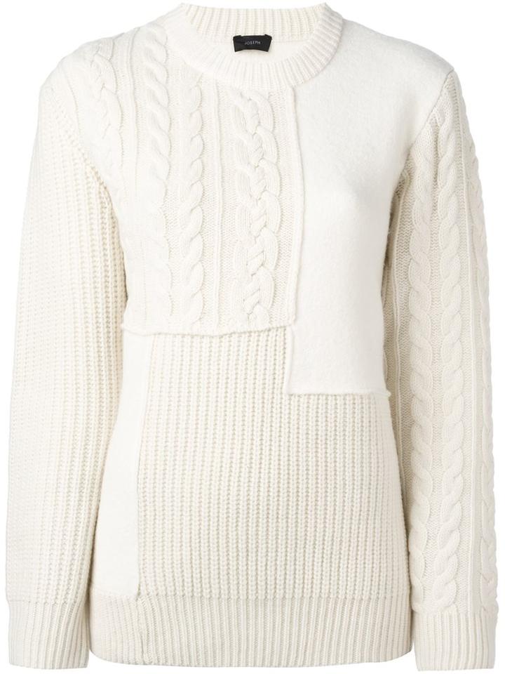 Joseph Chain Knit Pullover, Women's, Size: Small, Nude/neutrals, Wool/lambs Wool