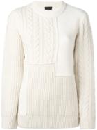 Joseph Chain Knit Pullover, Women's, Size: Small, Nude/neutrals, Wool/lambs Wool