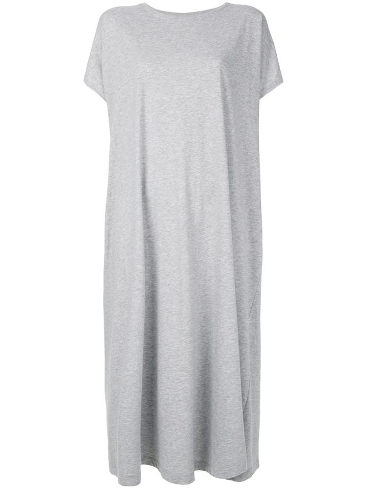 Mm6 Maison Margiela Oversized T-shirt Dress - Grey