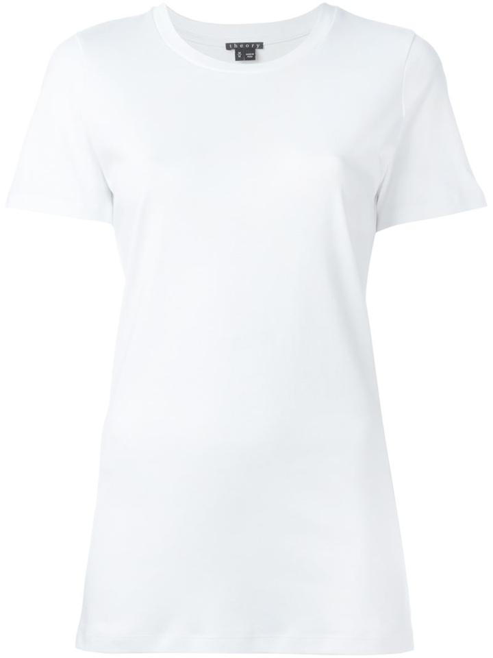 Theory Short Sleeve T-shirt, Women's, Size: Xs, White, Cotton
