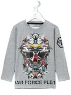 Philipp Plein Kids 'american Dream' T-shirt, Boy's, Size: 6 Yrs, Grey
