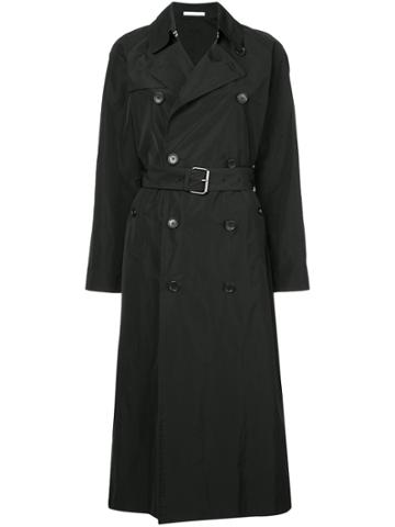 Julia Jentzsch Double Breasted Belted Long Coat - Black