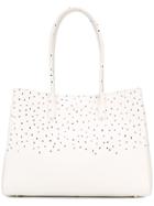 Tammy & Benjamin Nicole Dots Tote - White