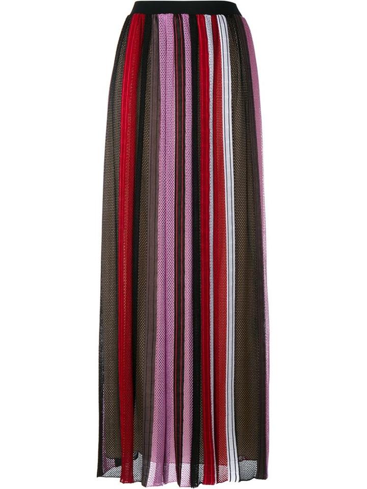 Missoni Crochet-knit Stripe Long Skirt