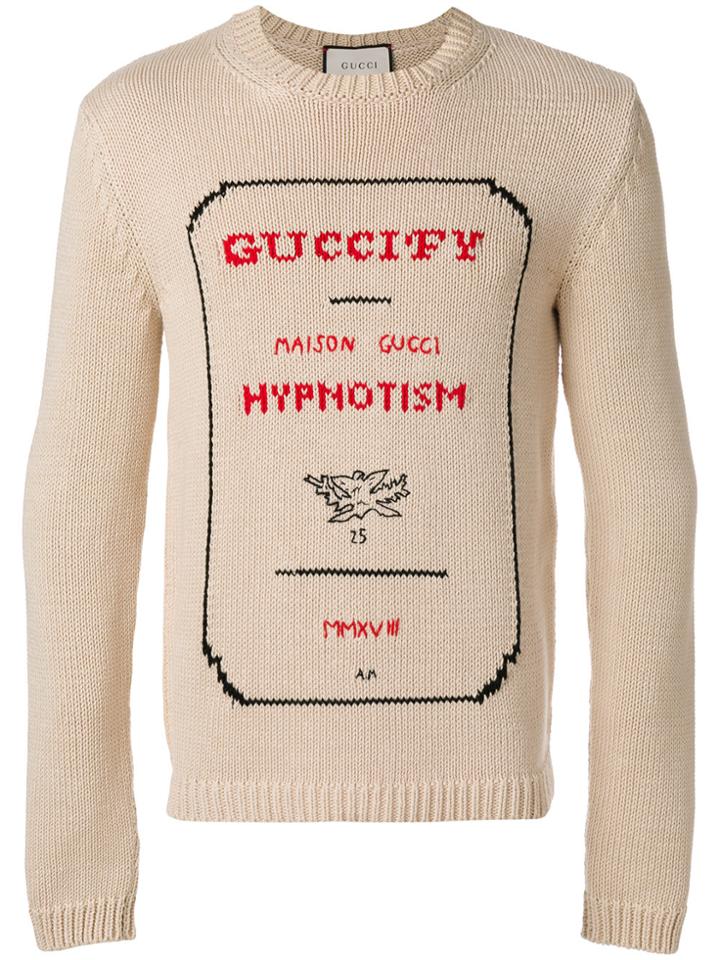 Gucci Guccify Hypnotism Sweater - Nude & Neutrals