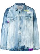 Icosae Acid Wash Denim Jacket - Blue