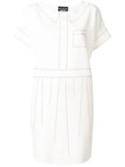 Boutique Moschino Stud Detail T-shirt Dress - White