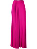Iceberg High Waist Pleated Skirt, Women's, Size: 50, Pink/purple, Viscose