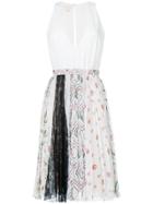 Giambattista Valli Printed Skirt Dress - White