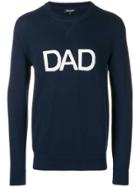 Ron Dorff Dad Slogan Sweater - Blue