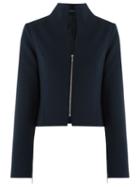 Gloria Coelho Crop Zipped Jacket
