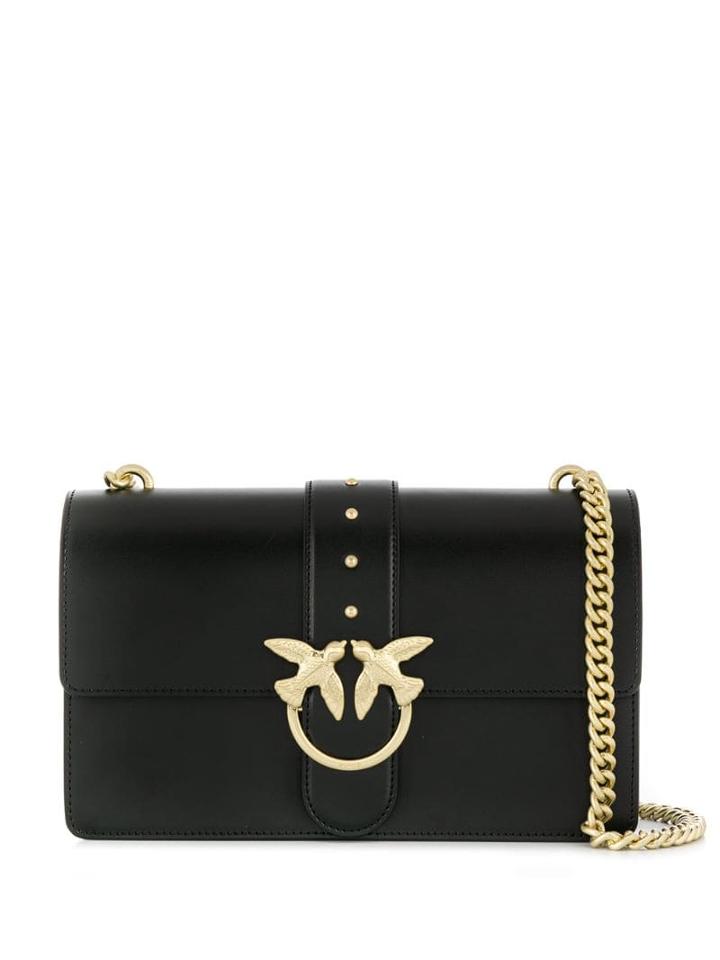 Pinko Pinko 1p21jxy5ff Z99 Nero Limousine Leather/fur/exotic