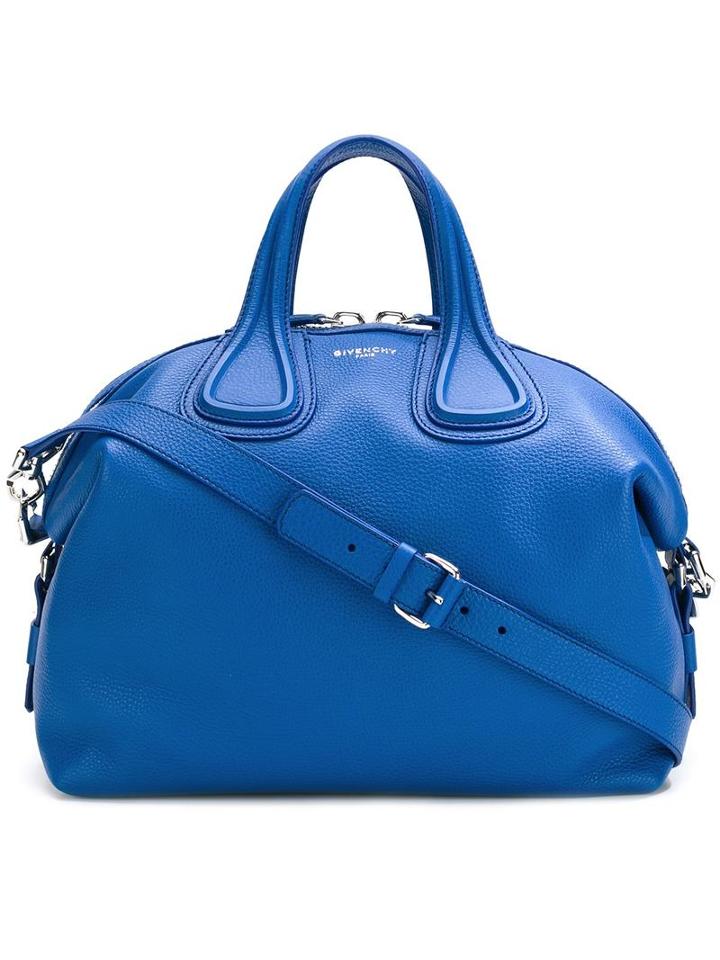 Givenchy Medium Nightingale Tote, Women's, Blue, Leather