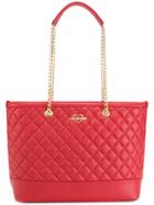 Love Moschino Quilted Tote Bag - Red