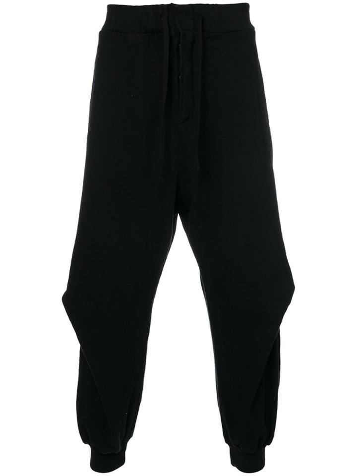 Andrea Ya'aqov Wide Jogging Pants - Black