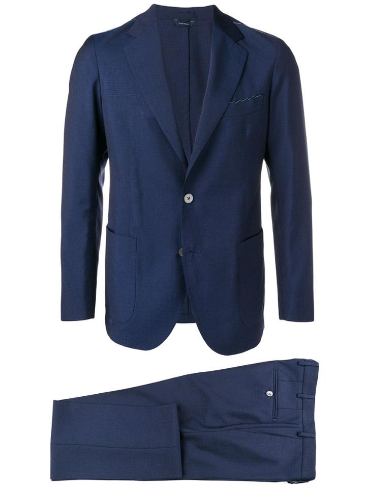 Tombolini Slim Fit Tailored Suit - Blue
