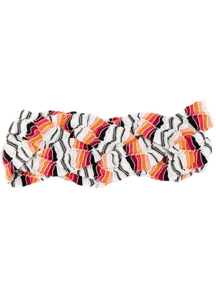 Missoni Mare Braided Headband - Orange