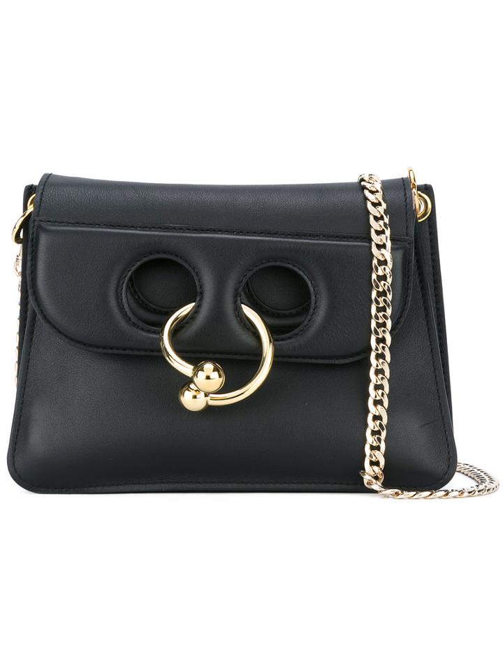 J.w.anderson Pierce Cross Body Bag, Women's, Black, Calf Leather