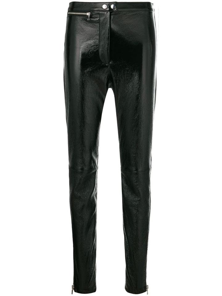 3.1 Phillip Lim Skinny-fit Biker Trousers - Black