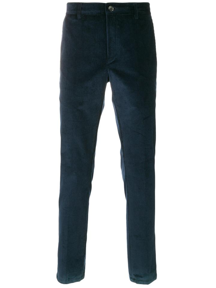 Department 5 Straight-leg Trousers - Blue