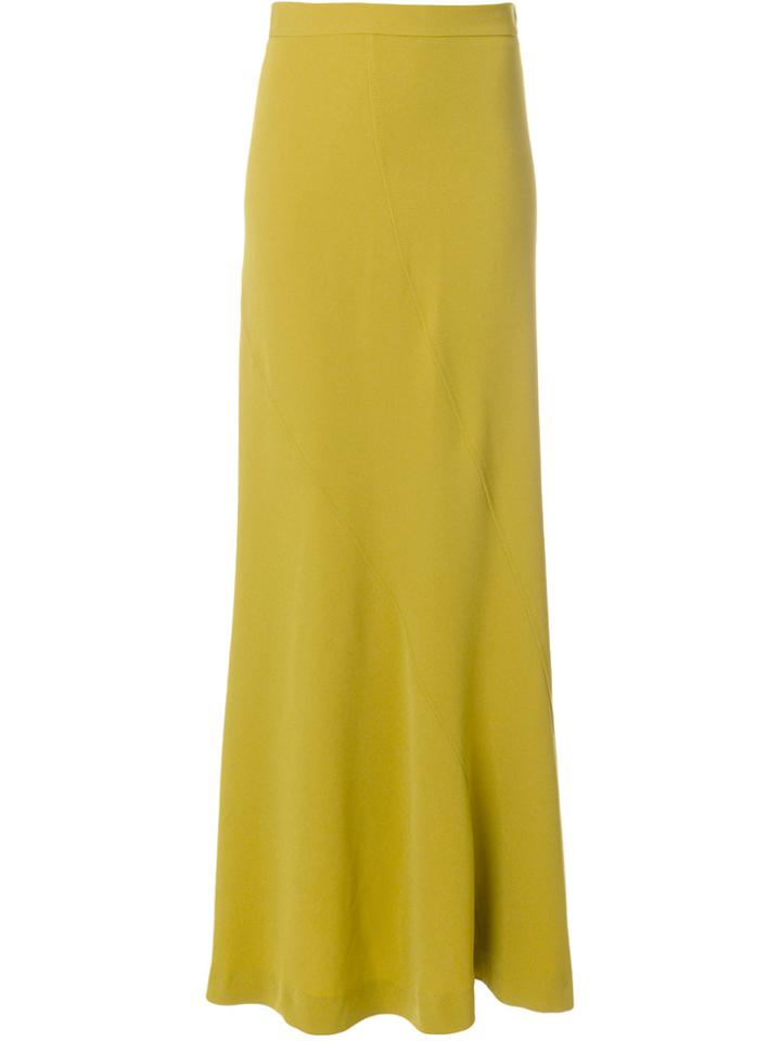 Moschino Vintage High Rise Maxi Skirt - Green