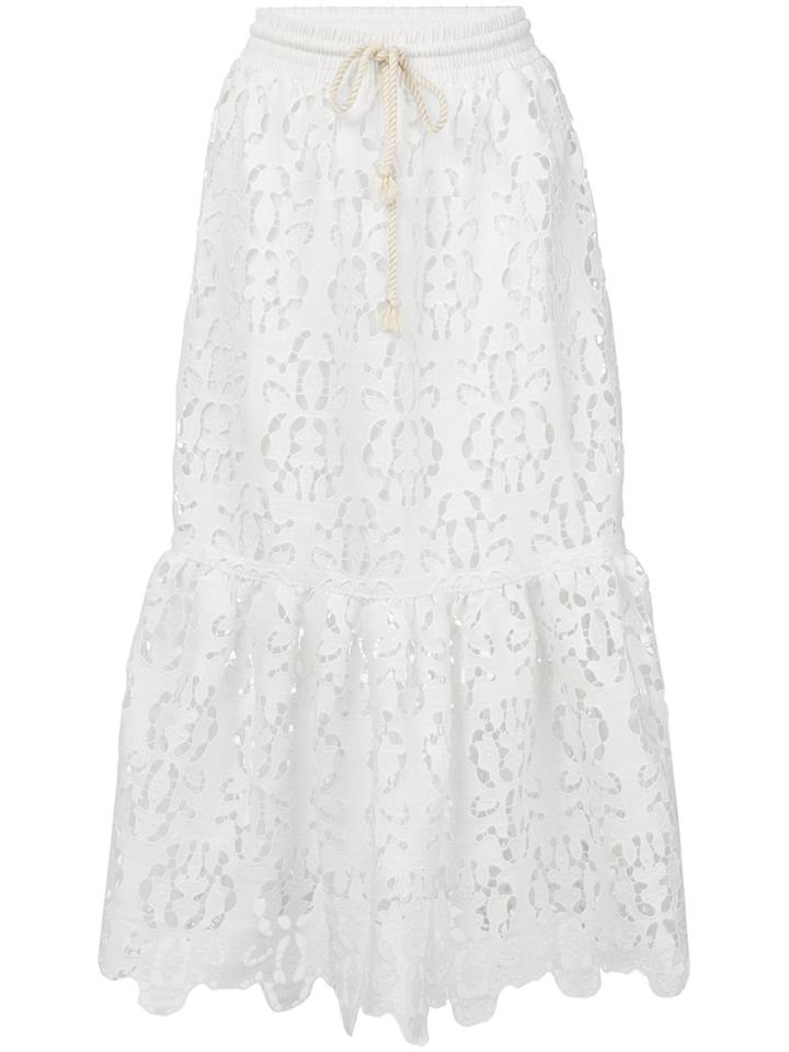 Macgraw 'steeple' Skirt - White