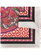 Salvatore Ferragamo Printed Scarf, Women's, Red, Silk/cashmere
