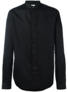 Ps By Paul Smith Mandarin Neck Shirt, Men's, Size: Large, Black, Cotton