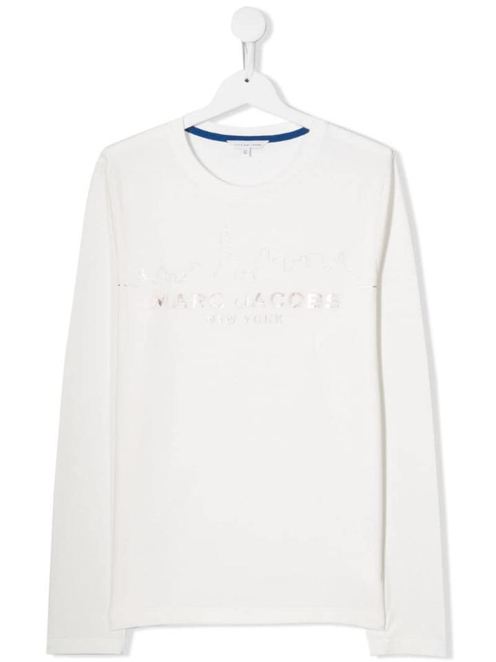 Little Marc Jacobs Teen New York Top - White